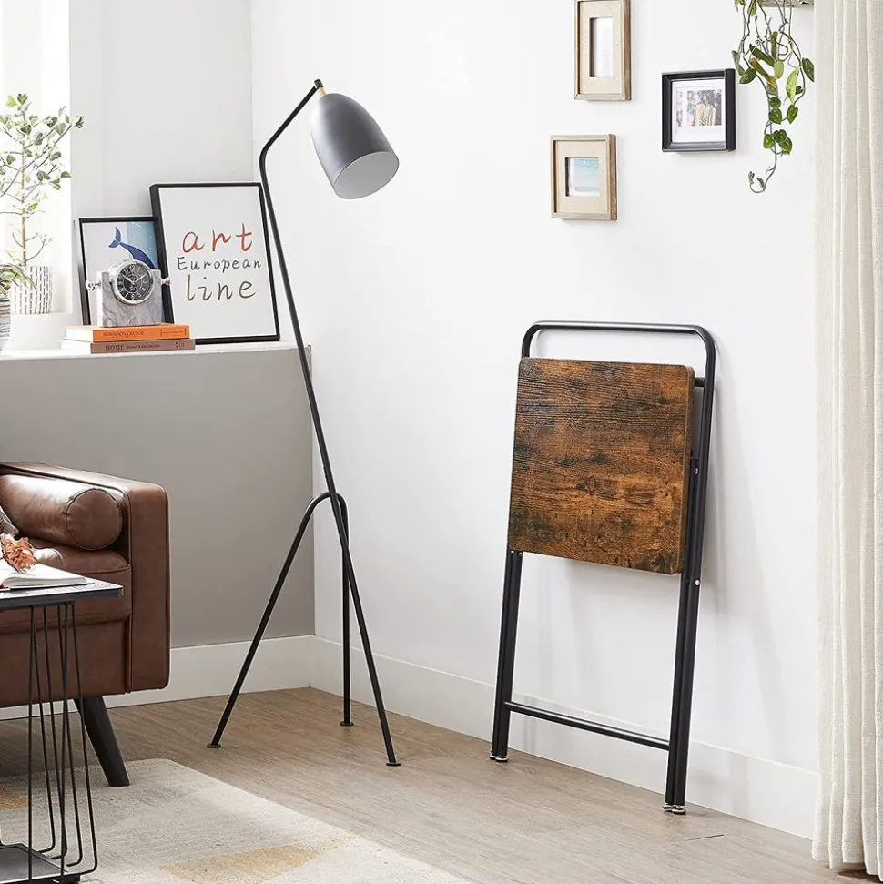 Hot SONGMICS Table pliante industriel Noir