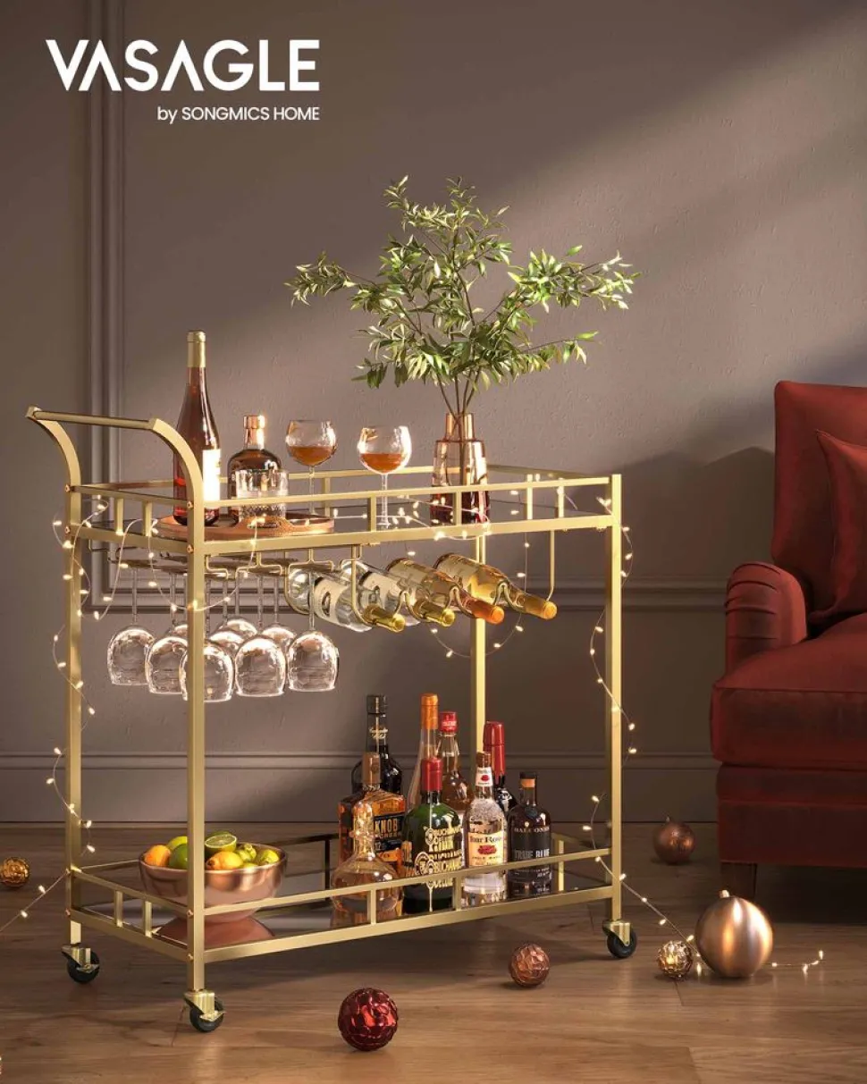 Best SONGMICS Table pliante marron Blanc