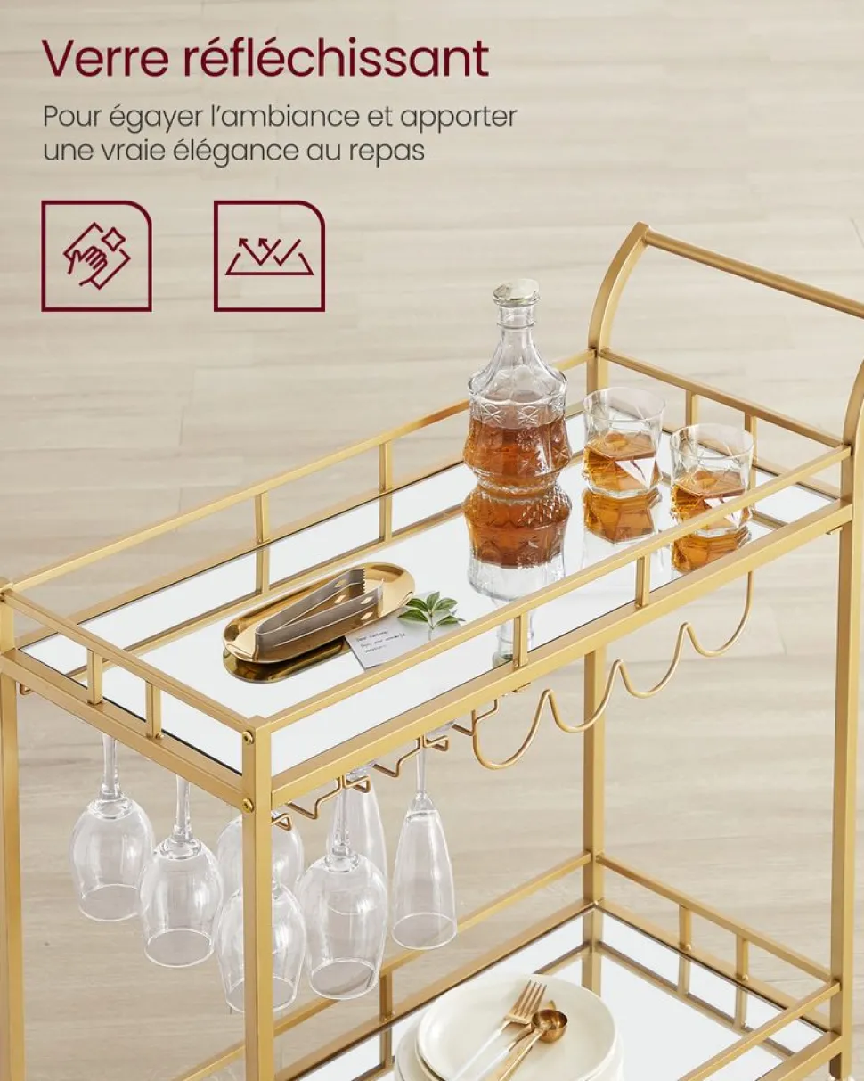 Best SONGMICS Table pliante marron Blanc