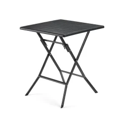Fashion SONGMICS Table pliante XL noir Blanc