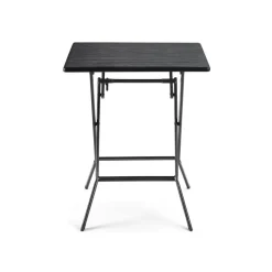 Fashion SONGMICS Table pliante XL noir Blanc