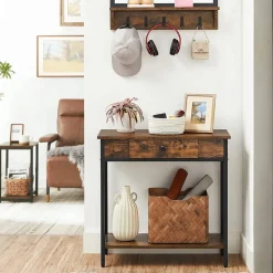 Flash Sale SONGMICS Table rectangulaire grège Blanc