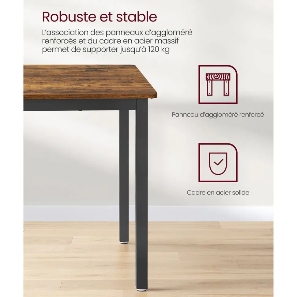 Best Sale SONGMICS Table suspendue noir