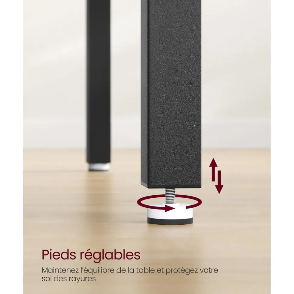 Best Sale SONGMICS Table suspendue noir