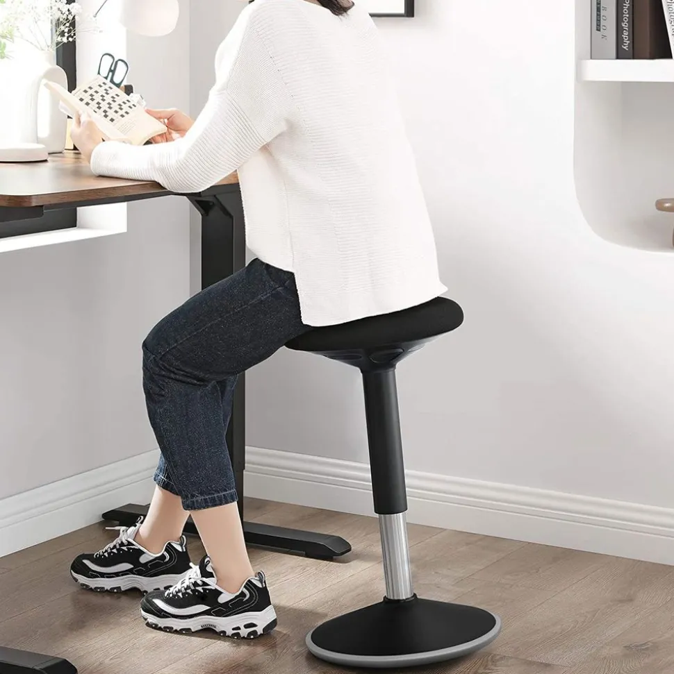 Best SONGMICS Table verre noir gris