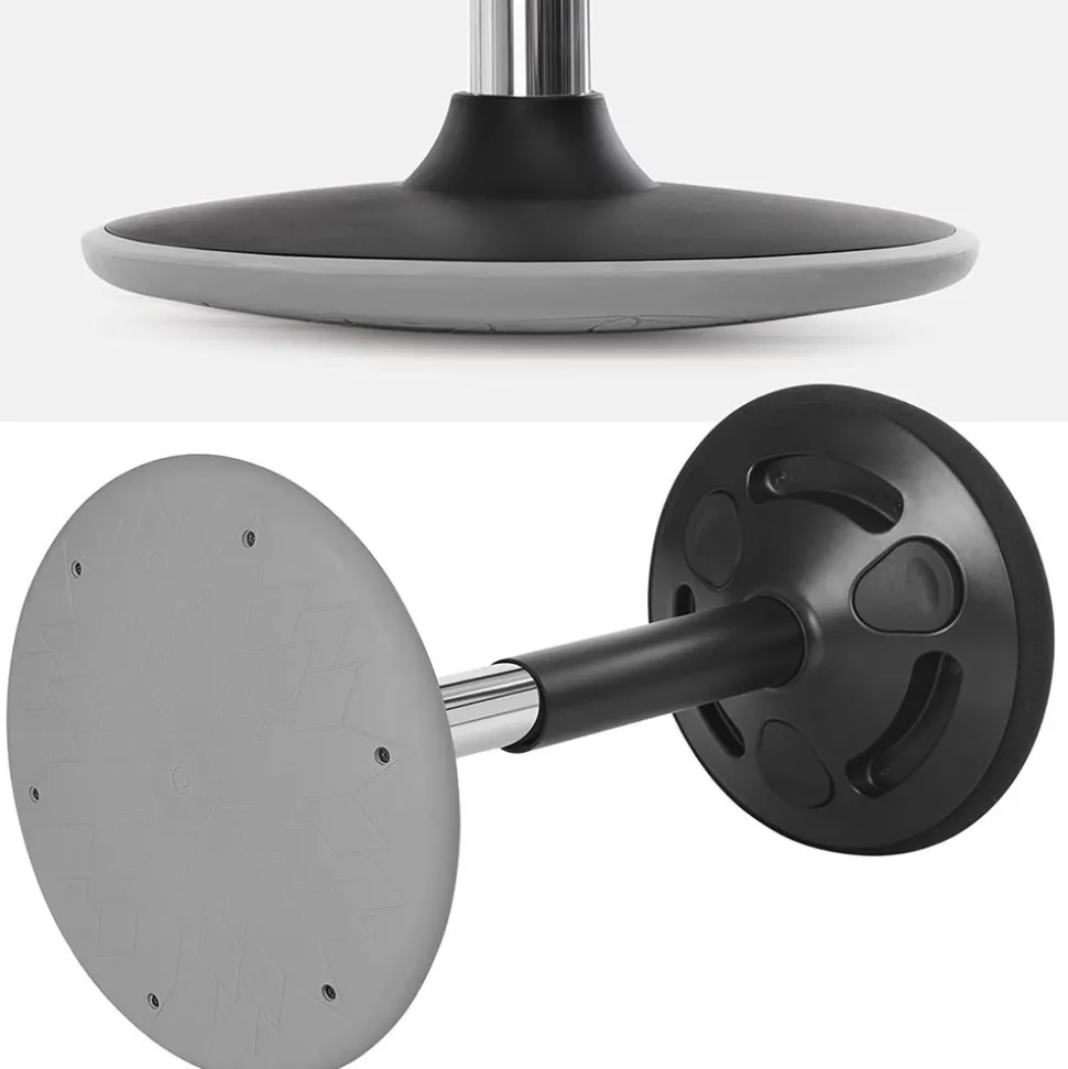 Best SONGMICS Table verre noir gris