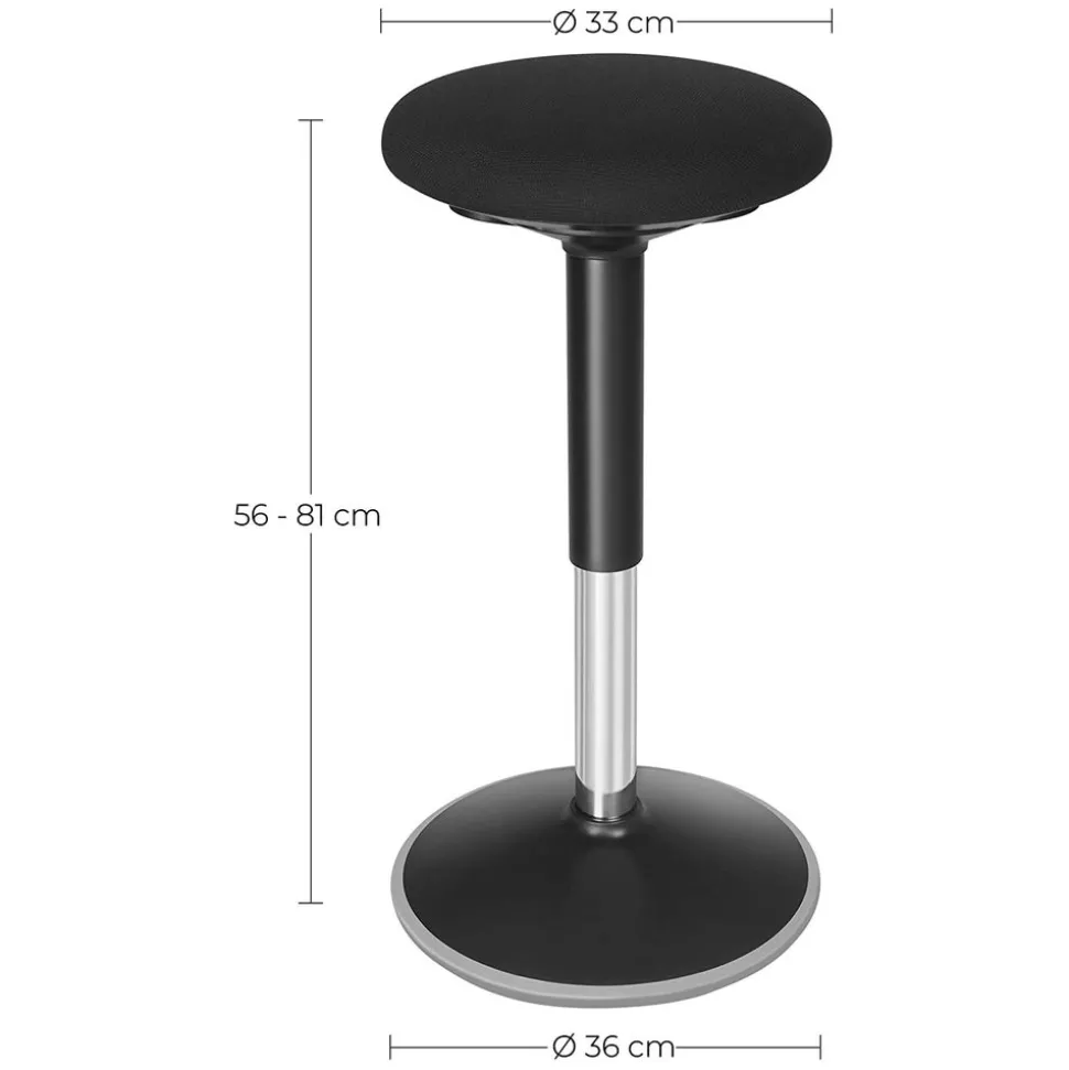 Best SONGMICS Table verre noir gris