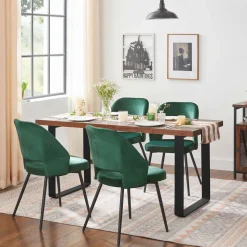 Outlet SONGMICS Table verre XL noir gris