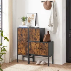 Flash Sale SONGMICS Tables de chevet avec portes Noir