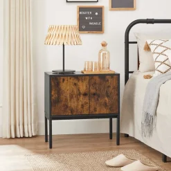 Flash Sale SONGMICS Tables de chevet avec portes Noir