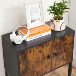 Flash Sale SONGMICS Tables de chevet avec portes Noir