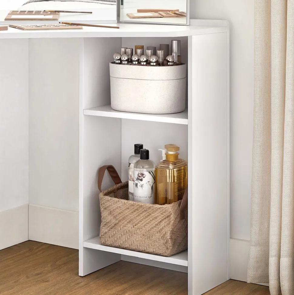 Store SONGMICS Tables gigognes marron rustique Brun Vintage Noir