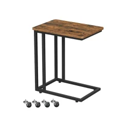 Fashion SONGMICS Tablette maille industriel Marron Rustique