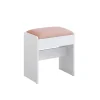 Online SONGMICS Tabouret coiffeuse blanc crème et beige chêne