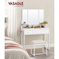 Online SONGMICS Tabouret de coiffeuse royal Blanc