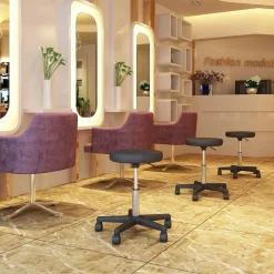 Clearance SONGMICS Tabouret de travail 5 roulettes