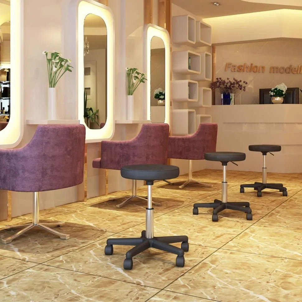 Clearance SONGMICS Tabouret de travail 5 roulettes