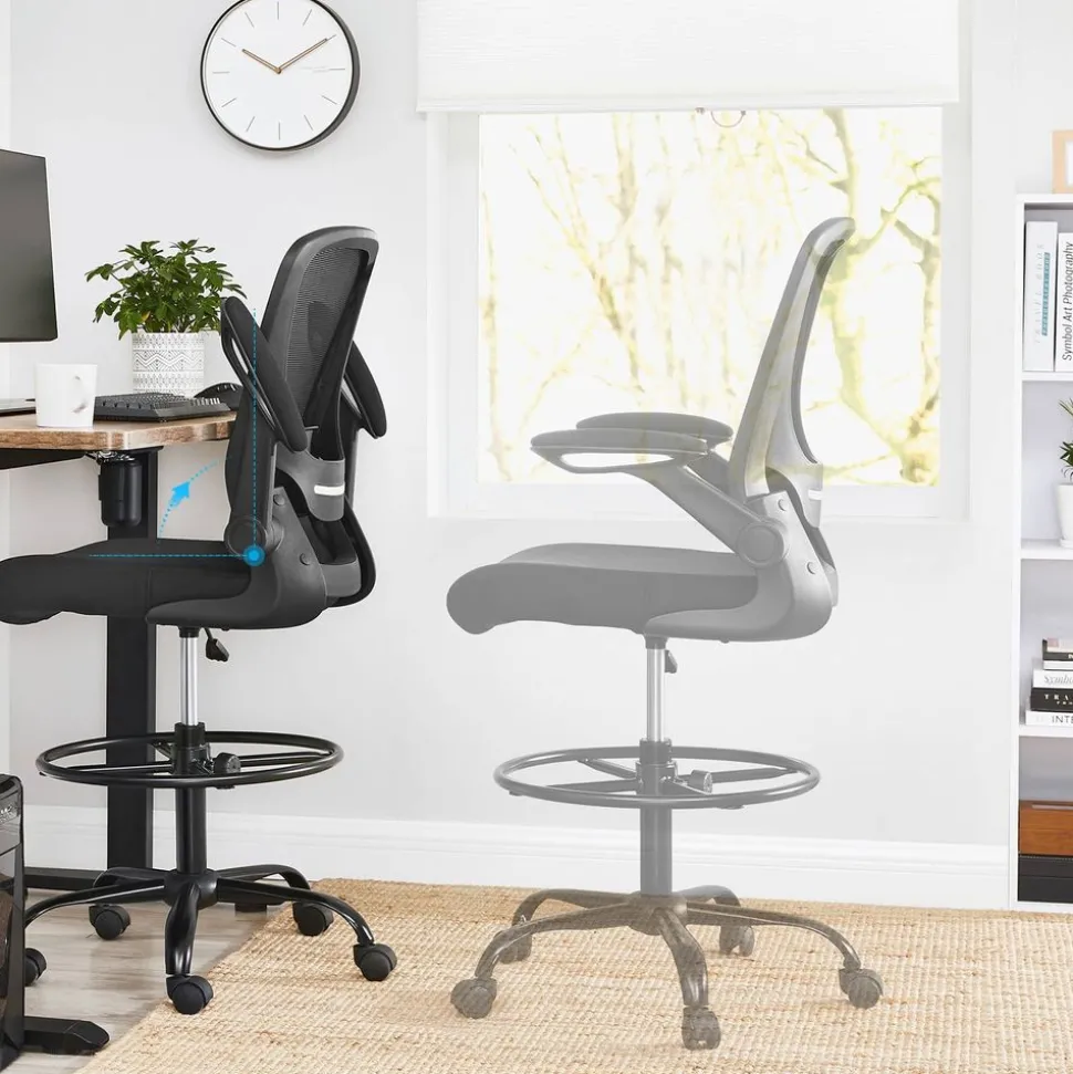 Best SONGMICS Tabouret dynamique réglable bascule à 360° noir