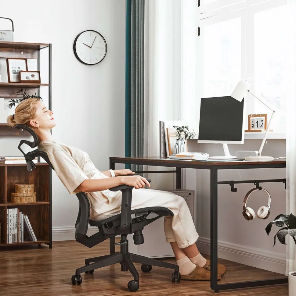 Discount SONGMICS Tabouret dynamique XL noir