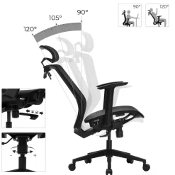 Discount SONGMICS Tabouret dynamique XL noir