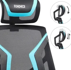 Store SONGMICS Tabouret rond en velours avec espace de rangement 4 pieds en métal gris tourterelle