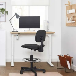 Clearance SONGMICS Tabouret rotatif noir Blanc