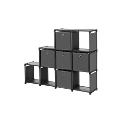 Hot SONGMICS Étagère 5 boîtes noir Blanc