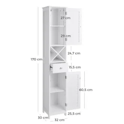 Online SONGMICS Étagère 11 cases blanc