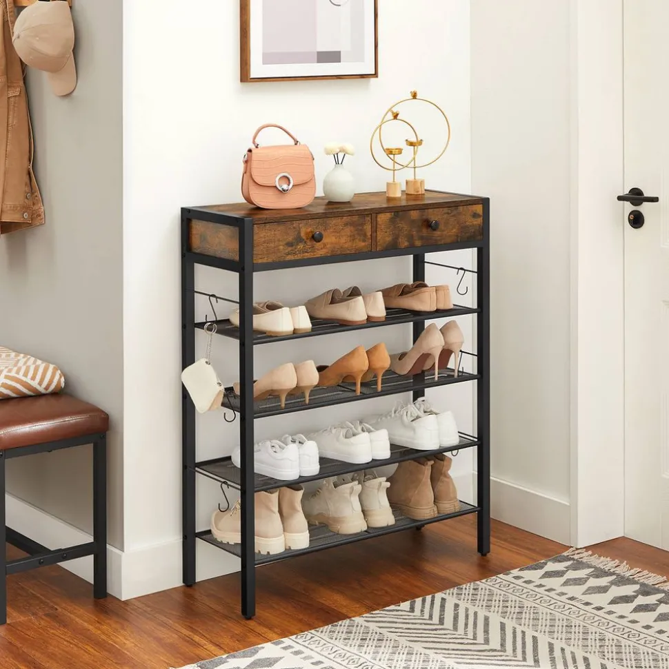 Cheap SONGMICS Étagère à chaussures Noir