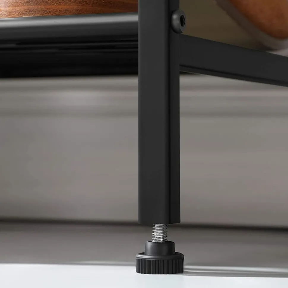 Clearance SONGMICS Étagère à chaussures 8 niveaux Noir