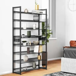 Store SONGMICS Étagère à chaussures 8 niveaux