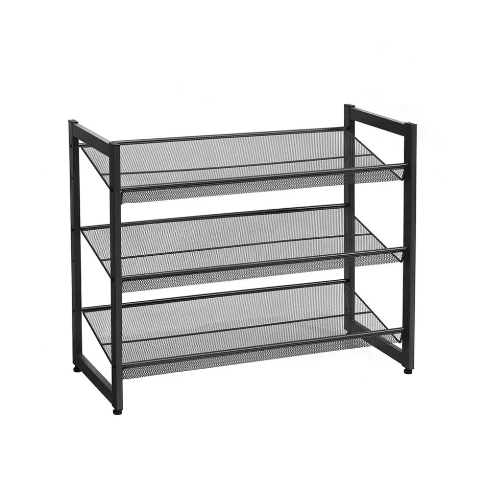 Hot SONGMICS Étagère à chaussures 3 niveaux