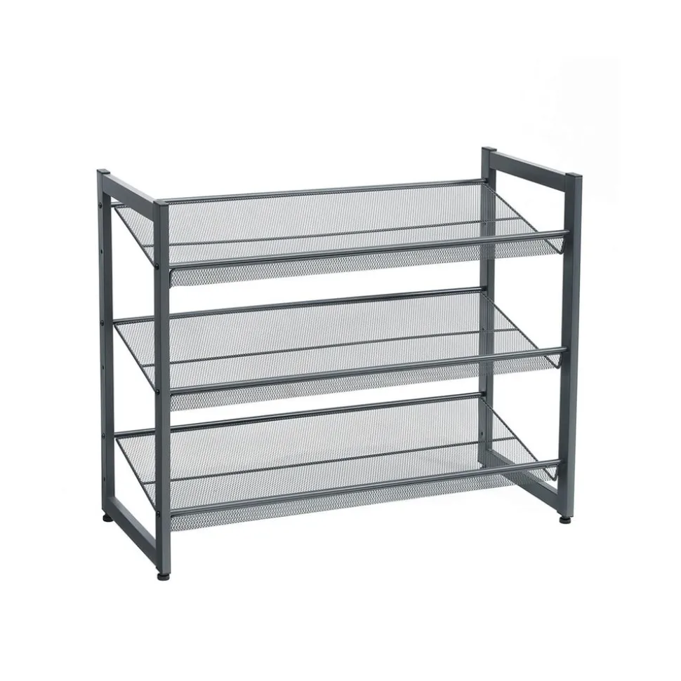 Hot SONGMICS Étagère à chaussures 3 niveaux