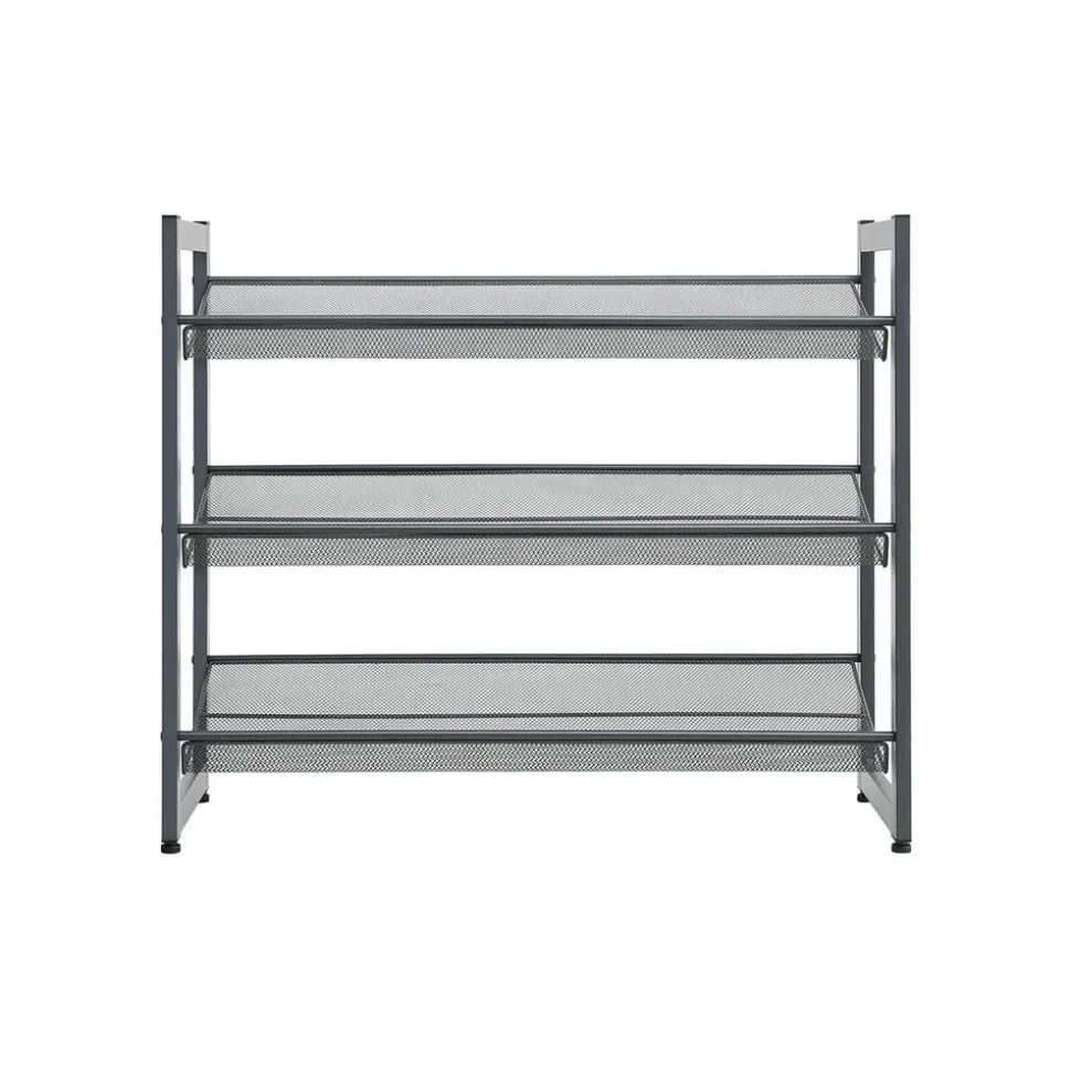 Hot SONGMICS Étagère à chaussures 3 niveaux