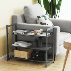 Hot SONGMICS Étagère à chaussures 3 niveaux