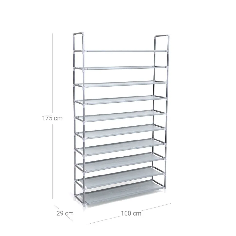 Best SONGMICS Étagère à chaussures 10 niveaux