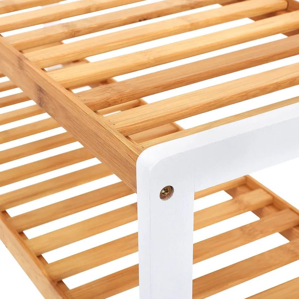 New SONGMICS Étagère à chaussures bambou