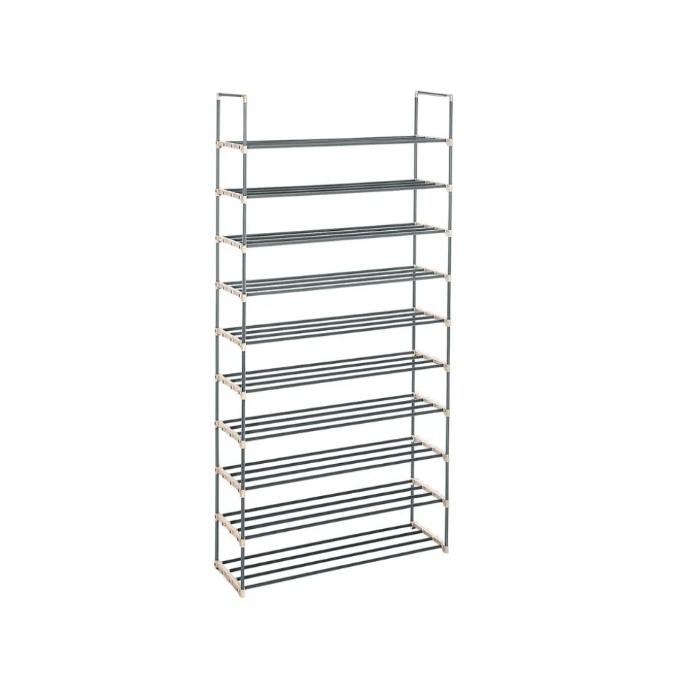 Discount SONGMICS Étagère à chaussures de 10 niveaux gris