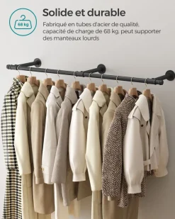 Fashion SONGMICS Étagère à chaussures fine à 6 niveaux Blanc