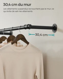 Fashion SONGMICS Étagère à chaussures fine à 6 niveaux Blanc