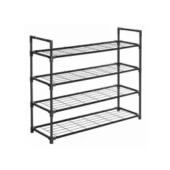 Discount SONGMICS Étagère à chaussures grille 4 niveaux