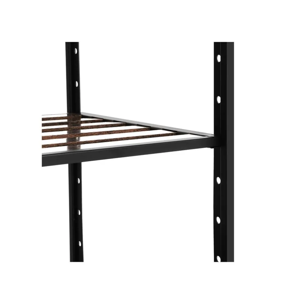 Cheap SONGMICS Étagère à chaussures lattes bois Marron Rustique