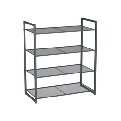 Cheap SONGMICS Étagère à chaussures maille gris Gris Fumé