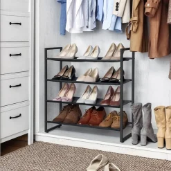 Best Sale SONGMICS Étagère à chaussures épaisse noir