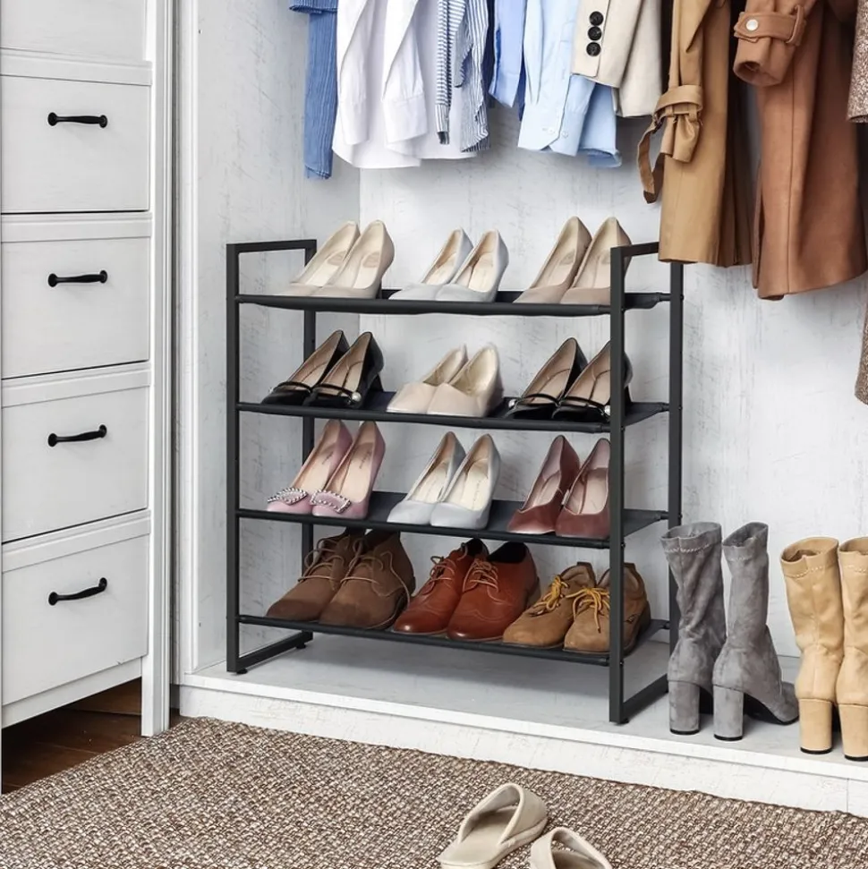 Best Sale SONGMICS Étagère à chaussures épaisse noir