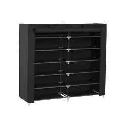 Best Sale SONGMICS Étagère à chaussures tissu noir