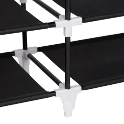 Best Sale SONGMICS Étagère à chaussures tissu noir