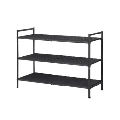 Store SONGMICS Étagère à chaussures tressée Gris