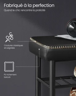 Flash Sale SONGMICS Étagère à chaussures XXL Noir