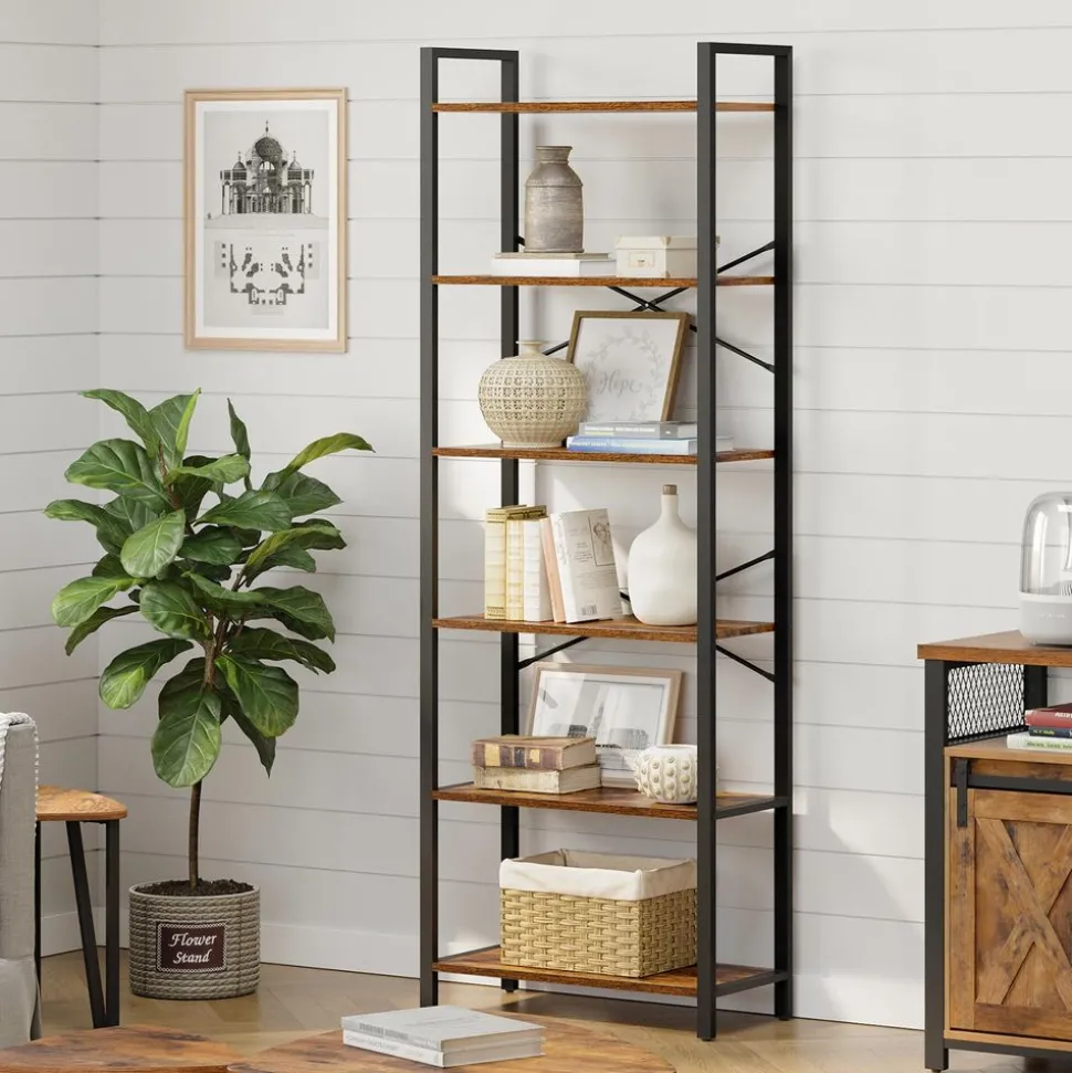 Clearance SONGMICS Étagère 6 niveaux acier